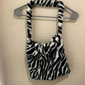 SHEIN zebra shoulder bag